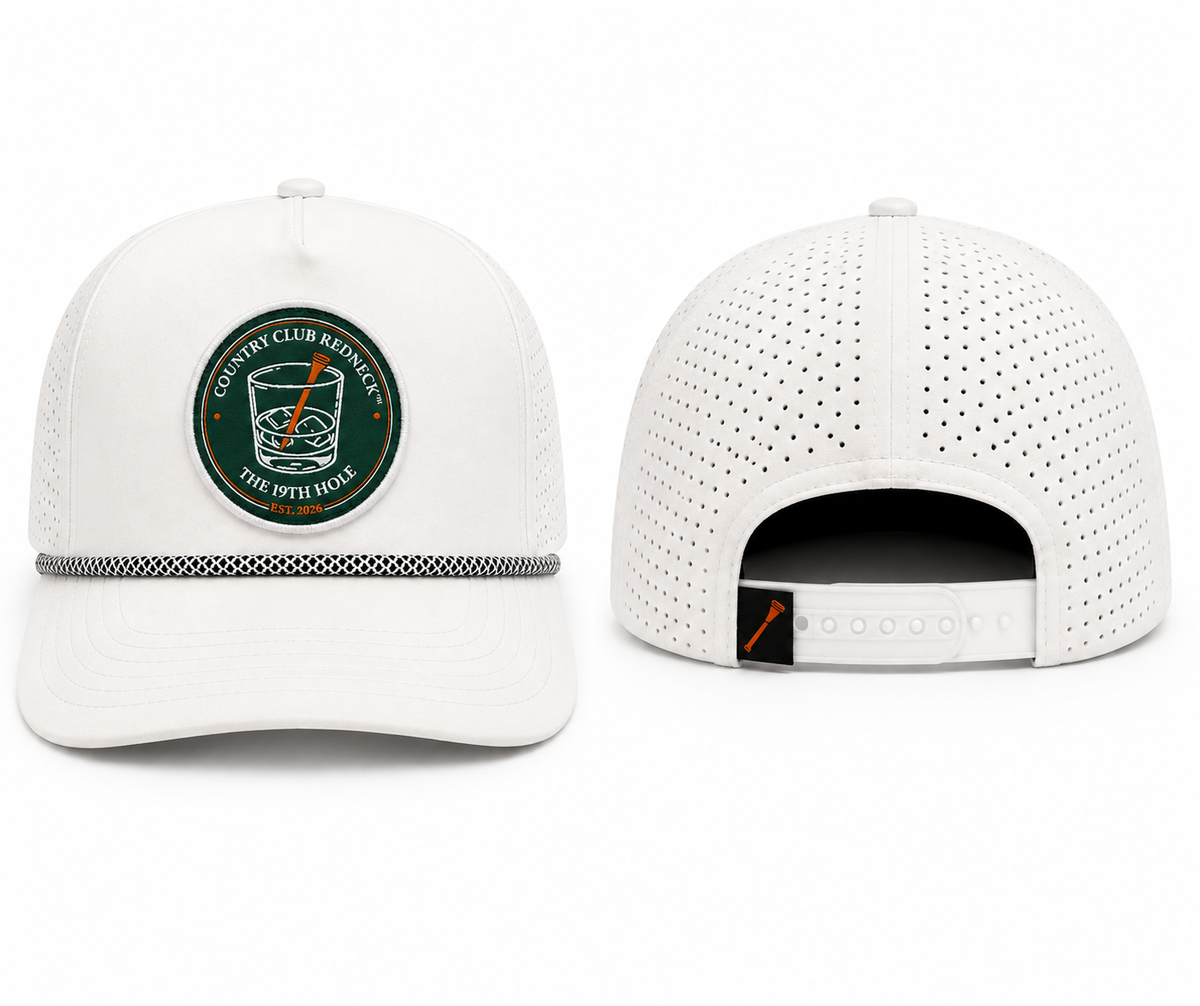 19th Hole Performance Hat Golf Green